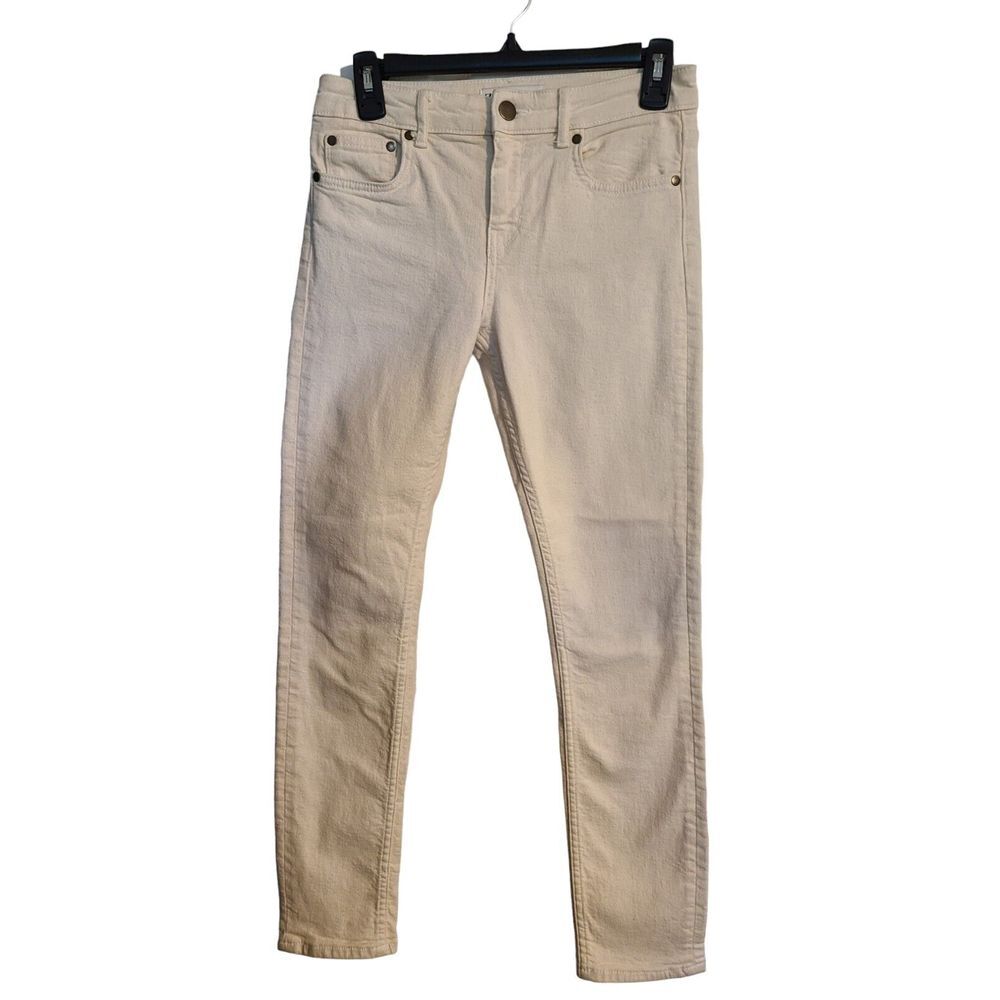 Zara Jean Women's 26x28 White High‎ Rise Slim Fit Skinny Denim Ladies Size 4